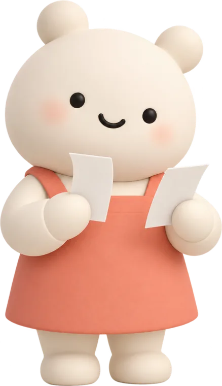 Mia compares two receipts
